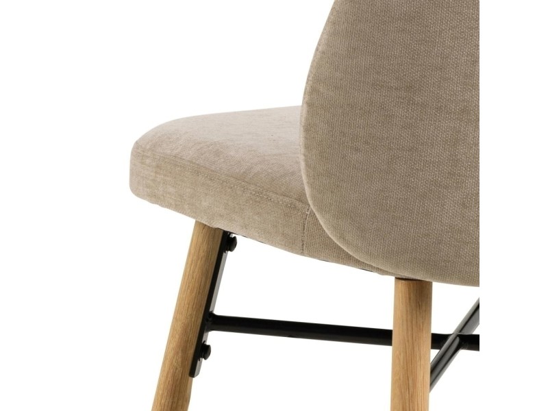 Krzesło Sophia beżowe/ dąb Danny 3 - ACTONA